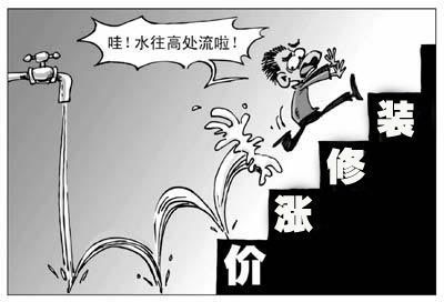 裝修漲價(jià)趨勢描述